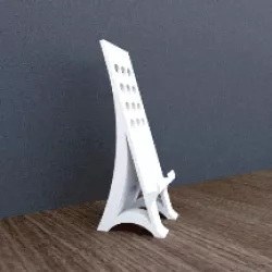 Tabletop cell phone or tablet holder