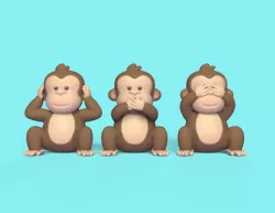 Three Wise Monkeys