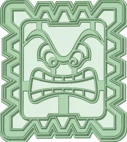 Thwomp cookie cutter