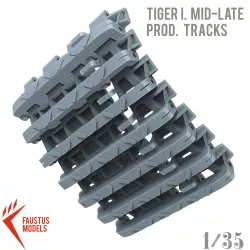 TIGER I. MID-LATE TRACKS 3D PRINT MODEL