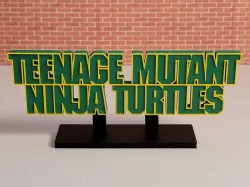 TMNT 1990 Movie Logo Magnet Display Teenage Mutant Ninja Turtles