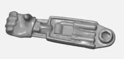TMNT Krang Walker Body arms