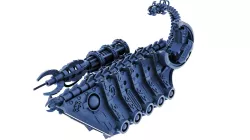 Tomb Guardians Troop Transport (Sci Fi Necromancer Robots Resin Miniatures)