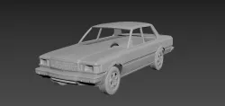 Toyota Crown S110 Super Saloon 1982 Body For Print