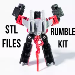 Transformers Siege Rumble / Frenzy elbows and backpack upgrade kit