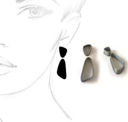 Triangle polymer clay cutters - Polymer clay tools - 3d printed polymer clay cutters