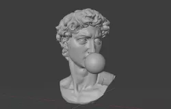 Vaporwave Bubblegum David