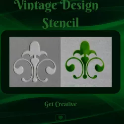 Vintage Design   Stencil