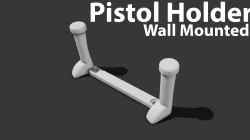 Wall Mounted Pistol Holder