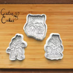 werewolf Cookie Cutter set
