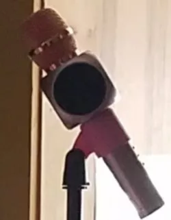 wireless microphone holder