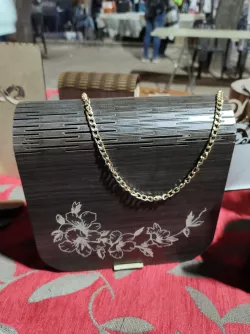 wooden wallet