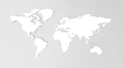 World Map 3D Model