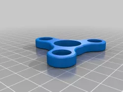 0.5 Inch Ball Bearing Tri Fidget Spinner