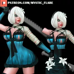 2B with Kaine's Outfit