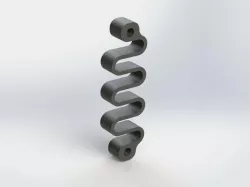 3D printed RC truck V3: Plastic Springs
