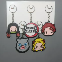 5 Keychains Demon Slayer 1