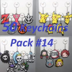 50 Keychains Manga Anime #14