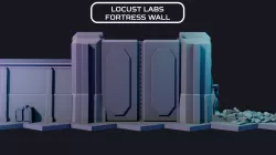6mm Fortress Wall