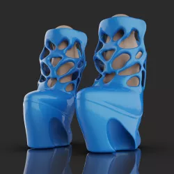 8 3d shoe / model for bjd doll / 3d printing / 3d doll / bjd / ooak / stl / articulated dolls / file
