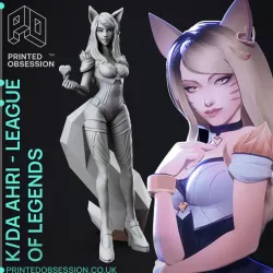 Ahri KDA - League of Legends - 25cm tall model