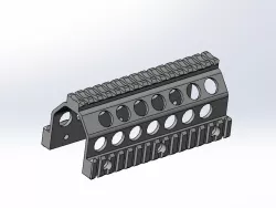 Airsoft M249 Mk46 upper RAS RAIL