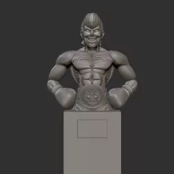 Anime Boxing Champion Statue