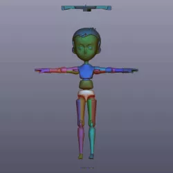 Anime boy puppet 001 Anime boy puppet 001 STL-ZTL-LWO