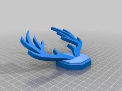 Antlers and Mount