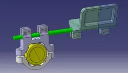Arm door opener (bell shaped knob door)