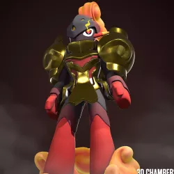ARMAROUGE STL - POKEMON SCARLET POKEMON VIOLET