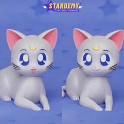 ARTEMIS SAILOR MOON STATUE TOY Laying Cat
