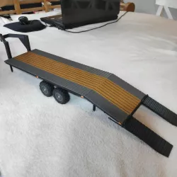 AXIAL SCX24 gooseneck trailer 120 to 540mm payload plus 2 ramps types