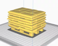 Bag on pallet for loading