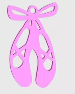 Ballet Shoes Pendant