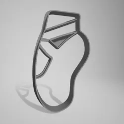 Ballet Slipper Cookie Cutter