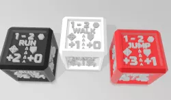 BattleTech Movement Dice Tokens
