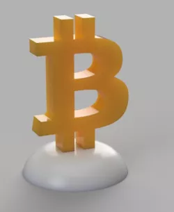 Bitcoin statue