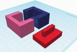 Blue stuff press mould