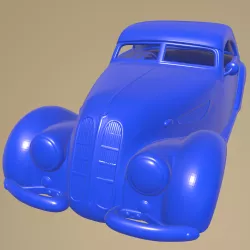 BMW 327 cabriolet 1937 printable car body