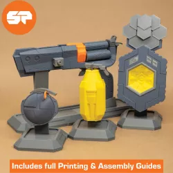 Borderlands 2 3D Model Collection - STL files for 3D Printing - 3D printable Borderlands 2 Props - Borderlands Replica Weapons for Cosplay