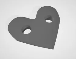 bottoncino cuore