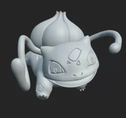 BULBASAUR - FANART - POKEMON FIGURINE - 3D PRINT MODEL