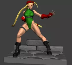 Cammy statue