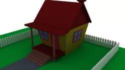 cartoon house