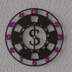 casino 2 wall clock