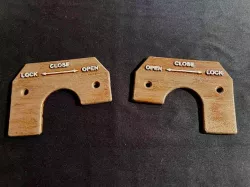 Cessna 172 182 door handle escutcheon replacement