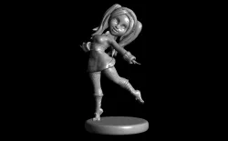 Chibi Christmas Elf - Lilla - PLA printed