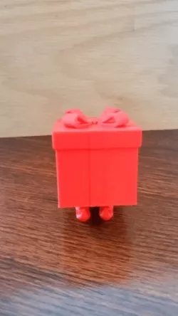 Christmas Present/Tree with hidden feet