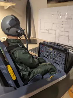 Cockpit ov 10 bronco Hangar 9